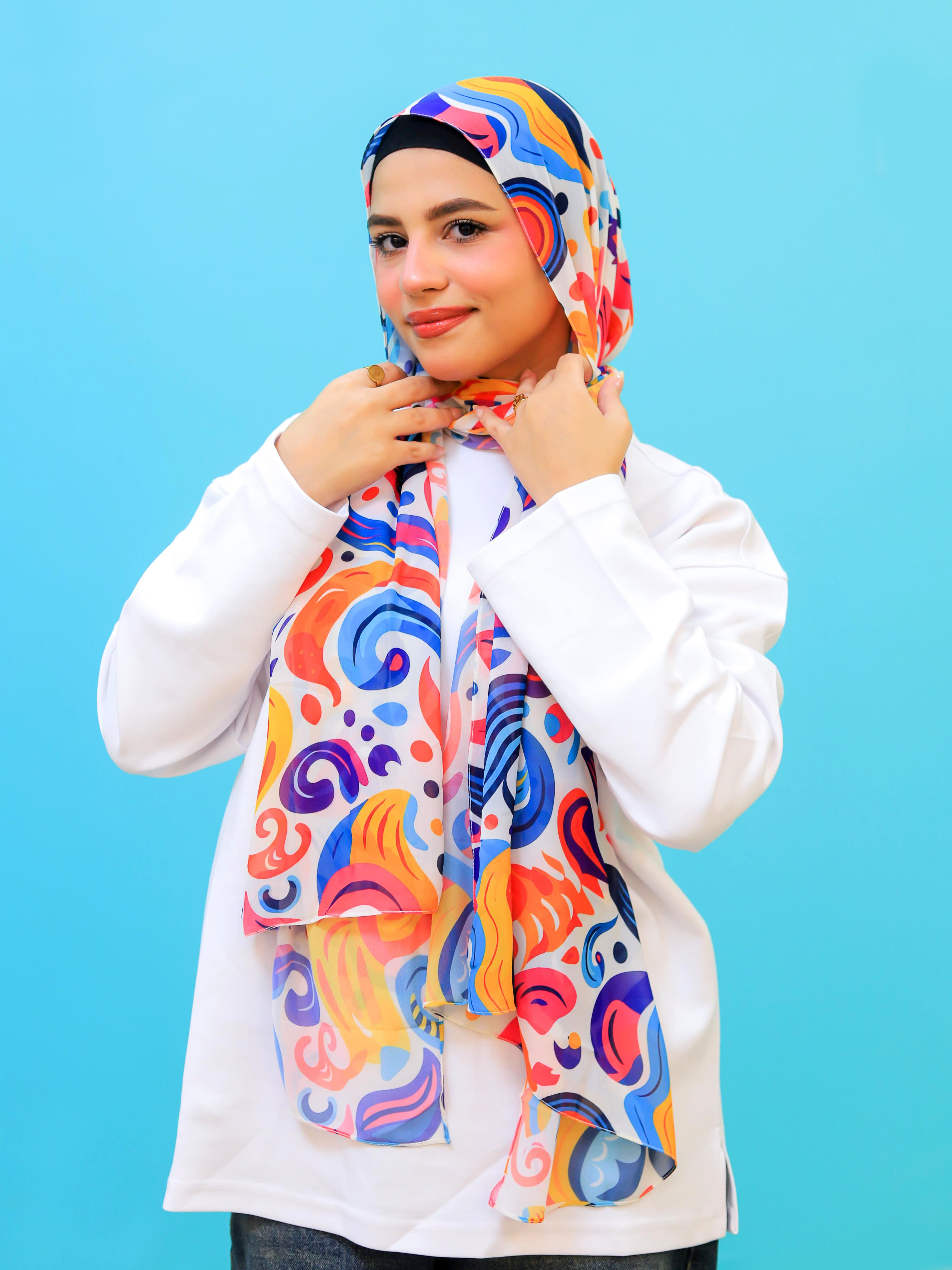 تيشرت + توتى باج + اسكارف